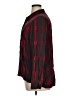 CAbi 100% Rayon Plaid Red Long Sleeve Button-Down Shirt Size XL - photo 5