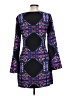 Mara Hoffman 100% Polyester Graphic Blue Cocktail Dress Size 10 - photo 2