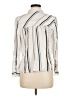 Harper Stripes Ivory Long Sleeve Blouse Size M - photo 2