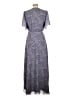 Parker 100% Polyester Paisley Blue Casual Dress Size L - photo 2