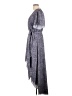 Parker 100% Polyester Paisley Blue Casual Dress Size L - photo 5