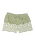 Assorted Brands 100% Polyester Paisley Green Shorts Size L - photo 1