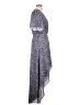 Parker 100% Polyester Paisley Blue Casual Dress Size L - photo 4