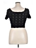 NA-KD Black Short Sleeve Top Size XL - photo 2