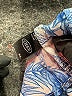Cider Print Blue Cocktail Dress Size XL - photo 7