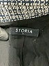 Storia 100% Rayon Houndstooth Gray Coat Size S - photo 6