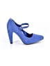 Chadwicks Color Block Blue Heels Size 6 - photo 1