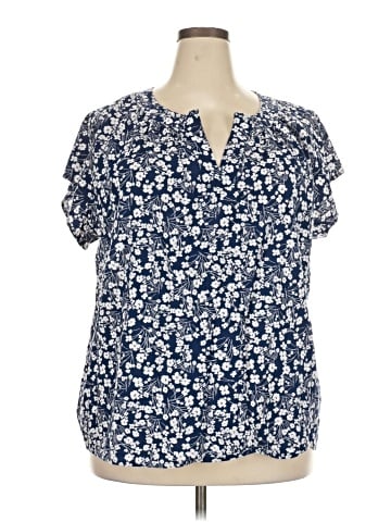 St. John's Bay Short Sleeve Blouse (view 1)