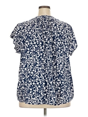 St. John's Bay Short Sleeve Blouse (view 2)
