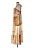 Unbranded Print Orange Casual Dress Size M (estimated) - photo 5