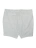 St. John's Bay Stripes Gray Shorts Size 8 - photo 2