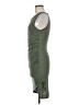 Leith Solid Green Casual Dress Size M - photo 5