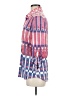 David Cline Color Block Pink 3/4 Sleeve Button-Down Shirt Size M - photo 5