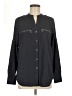 Calvin Klein 100% Polyester Black Long Sleeve Blouse Size M (estimated) - photo 1