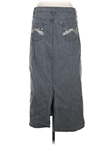 Christopher & Banks Denim Skirt (view 2)