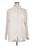 American Eagle Outfitters 100% Polyester Solid Ivory Long Sleeve Blouse Size XL - photo 1