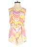 Zinke 100% Silk Chevron-herringbone Yellow Romper Size S - photo 1
