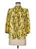 Worthington 100% Polyester Yellow 3/4 Sleeve Blouse Size M (petite) - photo 1