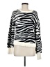 Express 100% Nylon Animal Print White Pullover Sweater Size M - photo 1