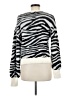 Express 100% Nylon Animal Print White Pullover Sweater Size M - photo 2