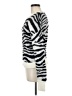 Express 100% Nylon Animal Print White Pullover Sweater Size M - photo 5