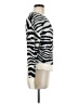Express 100% Nylon Animal Print White Pullover Sweater Size M - photo 4