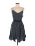 Derek Lam Polka Dots Gray Casual Dress Size L (estimated) - photo 1