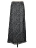 MICHAEL Michael Kors 100% Polyester Chevron-herringbone Black Casual Skirt Size M - photo 1