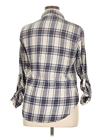 Passport 3/4 Sleeve Button-Down Shirt (view 2)