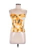 PrettyLittleThing 100% Polyester Yellow Sleeveless Top Size 8 - photo 1