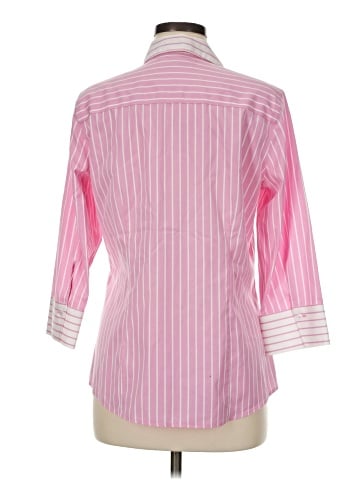 Foxcroft 3/4 Sleeve Button-Down Shirt (view 2)