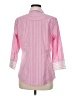 Foxcroft 100% Cotton Stripes Pink 3/4 Sleeve Button-Down Shirt Size M (estimated) - photo 2