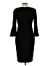 Calvin Klein Solid Black Cocktail Dress Size 10 - photo 2