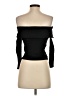 David Lerner Black Long Sleeve Top Size XS - photo 2