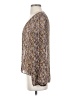 Final Touch 100% Polyester Brown Long Sleeve Blouse Size S - photo 5