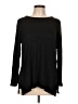 Nic + Zoe Black Long Sleeve Top Size L - photo 1
