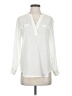 Mossimo 100% Polyester Ivory Long Sleeve Blouse Size XS - photo 1