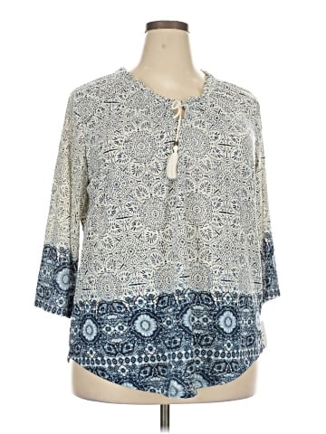 Style&Co 3/4 Sleeve Blouse (view 1)