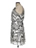 Lush Chevron-herringbone Silver Cocktail Dress Size L - photo 5