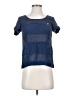 Odille 100% Silk Blue Blouse Size 0 - photo 1