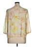 Evri 100% Polyester Yellow 3/4 Sleeve Blouse Size 0X - photo 2