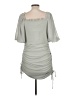 Mia Joy 100% Polyester Solid Gray Cocktail Dress Size L - photo 2