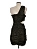 Aqua 100% Polyester Brown Cocktail Dress Size S - photo 2