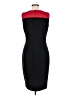 Allison Daley 100% Polyester Color Block Red Cocktail Dress Size 8 - photo 2