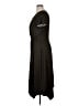 Perceptions Polka Dots Black Casual Dress Size XL - photo 5