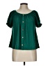 W5 Green Short Sleeve Blouse Size L - photo 1