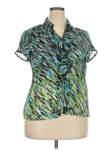 Style&Co Short Sleeve Blouse (view 1)