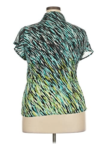 Style&Co Short Sleeve Blouse (view 2)