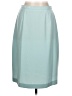 Assorted Brands 100% Polyester Solid Teal Casual Skirt Size 12 - photo 1