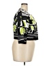 Danny & Nicole Print Green Jacket Size 18 - photo 4